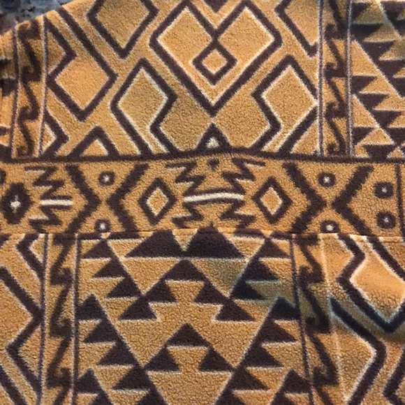 RARE Patagonia Synchilla Snap-T Fleece Pullover Montana Siete Bear Brown Tribal - Picture 15 of 15